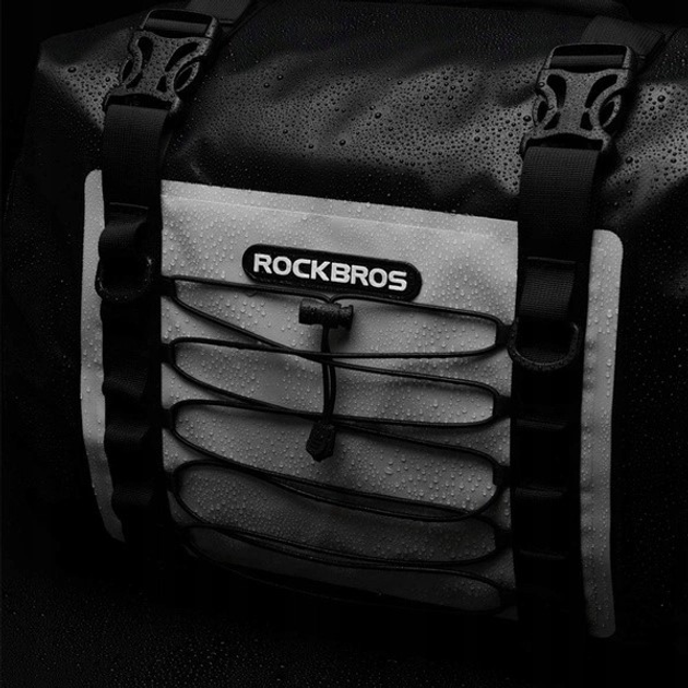 Мотосумка Rockbros AS-010BGR Чорна - зображення 5