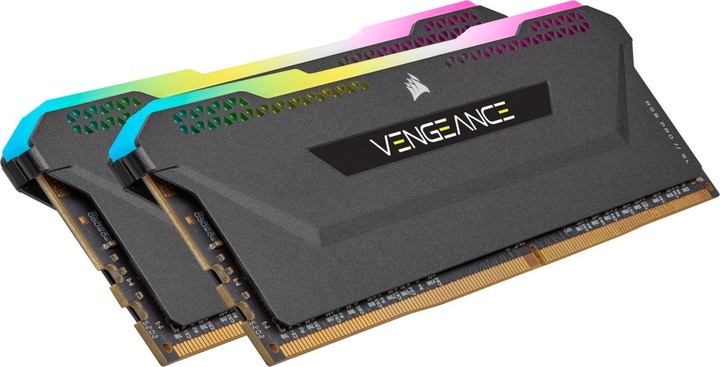 Pamięć RAM Corsair DDR4-3200 65536MB PC4-25600 (Kit of 2x32768) Vengeance RGB Pro SL (CMH64GX4M2E3200C16) - obraz 2