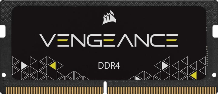 Оперативна пам'ять Corsair DDR4-2666 16384MB PC4-21300 Vengeance Black (CMSX16GX4M1A2666C18) - зображення 1