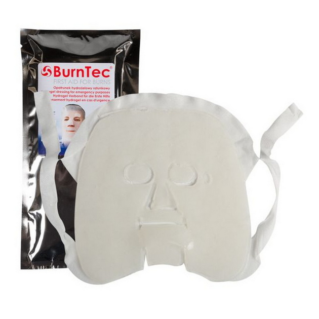 Протиопікова гідрогелева маска для обличчя NAR BurnTec Burn Mask 25x25 см - изображение 1