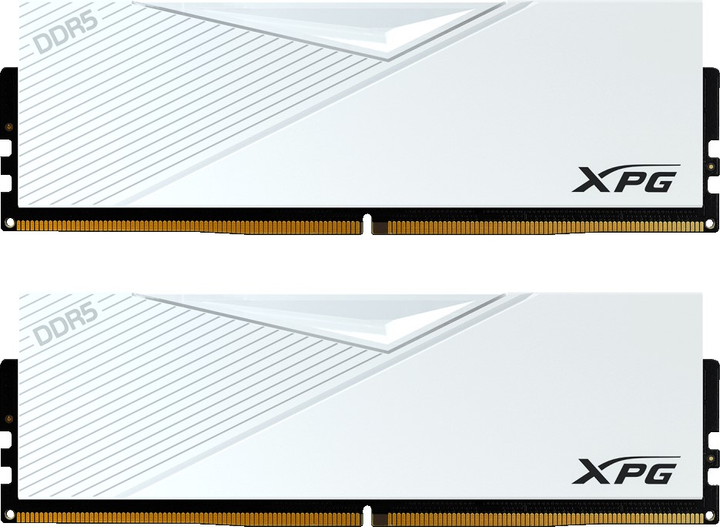 Оперативна пам'ять ADATA DDR5-6000 32768MB PC5-48000 (Kit of 2x16384) XPG Lancer White (AX5U6000C4016G-DCLAWH) - зображення 1