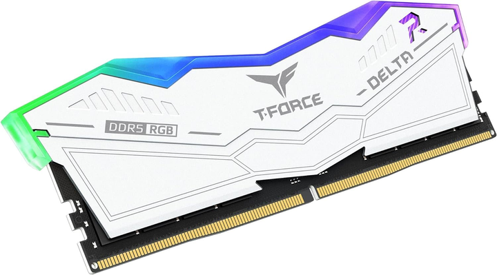 Pamięć RAM Team Group DDR5-7600 32768MB PC5-60800 (Kit of 2x16384) Delta RGB White (FF4D532G7600HC36DDC01) - obraz 2