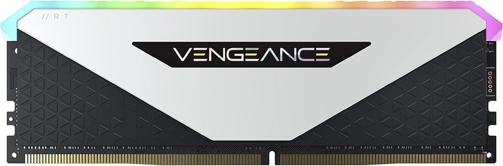 Оперативна пам'ять Corsair DDR4-3200 65536MB PC4-25600 (Kit of 2x32768) Vengeance RGB RT White (CMN64GX4M2Z3200C16W) - зображення 1