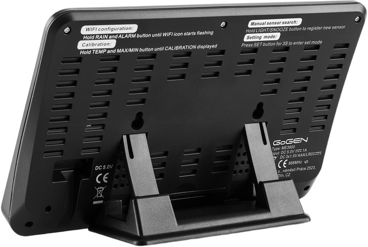 Stacja pogodowa GoGEN ME 3900 (GOG-ME3900) - obraz 5