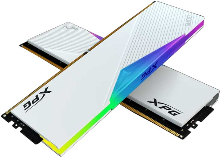 Pamięć RAM ADATA DDR5-6400 65536MB PC5-51200 (Kit of 2x32768) Lancer RGB White (AX5U6400C3232G-DCLARWH) - obraz 2