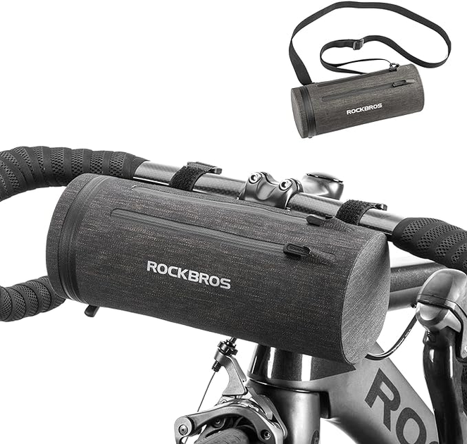 Велосумка Rockbros AS-051 на кермо Чорна (7016802869687) - зображення 3