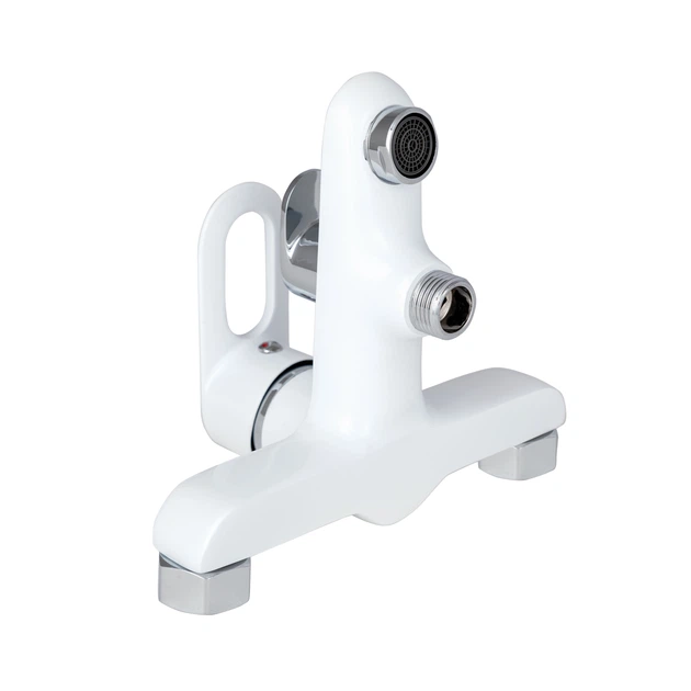 Змішувач для ванни Lidz Latwa 006 (з душовим гарнітуром) (k35) LDLAT006WHI45424 White LDLAT006WHI45424 - изображение 5
