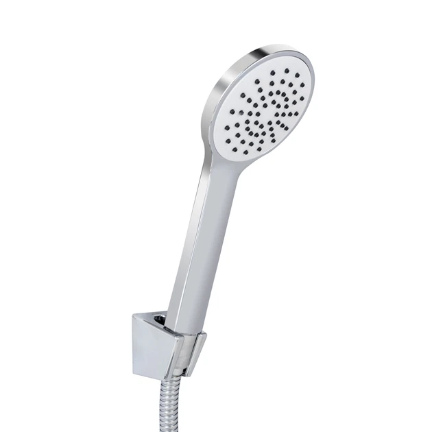 Змішувач для душу білий Lidz Latwa 010 з душовим гарнітуром LDLAT010WHI45426 White - зображення 4