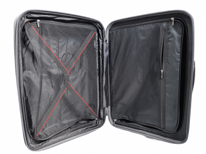 Чемодан дорожный Средний (М) Полипропилен Airtex 245 75л 67,5x46x27,5см Серый (Grey) - изображение 9