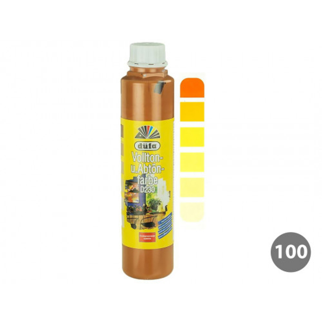 Дисперсійний барвник Vollton- und Abtonfarbe D230 Dufa Золото 100 (для зовнішніх робіт, нерозбавляємий) - зображення 1