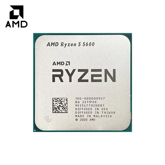 Процессор AMD Ryzen 5 5600 (3.5 - 4.4 GHz), 6 ЯДЕР, 32MБ КЕШ, AM4, TDP ...