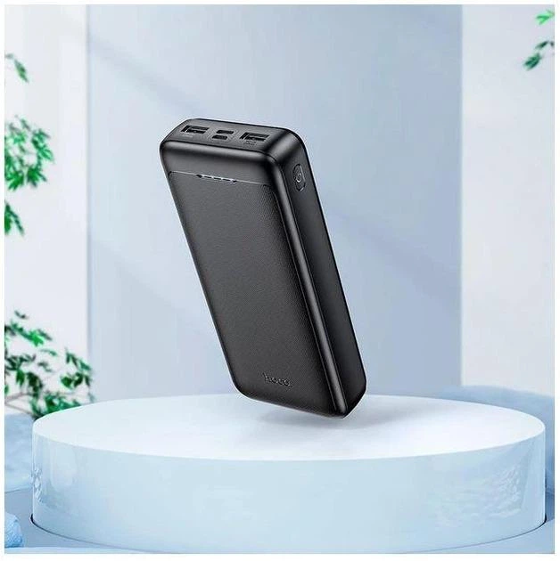 УМБ портативний зарядний пристрій швидкого заряджання Power Bank Hoco J111A 20000 mAh повербанк чорний - зображення 4