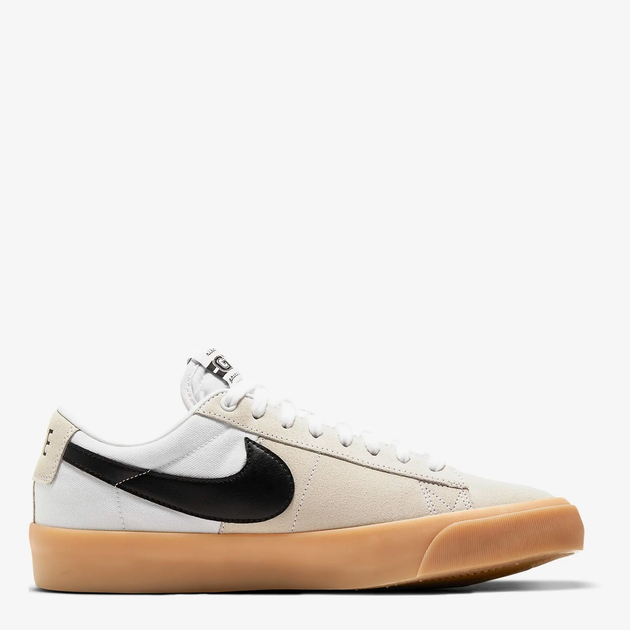 Акція на Жіночі кеди низькі Nike Sb Zoom Blazer Low Pro Gt DC7695-100 38.5 (6US) 24 см Бежеві від Rozetka