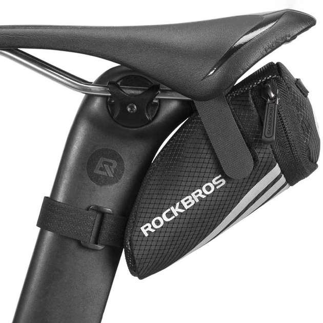 Torba rowerowa Rockbros C28 pod siodełko Czarna (7016802869663) - obraz 2