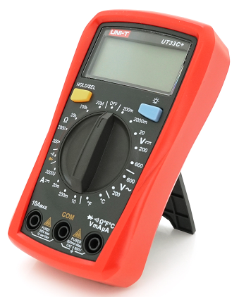 Мультиметр UNI-T UT33C+ для вимірювання: V, A, R, T (YT8150) - зображення 2