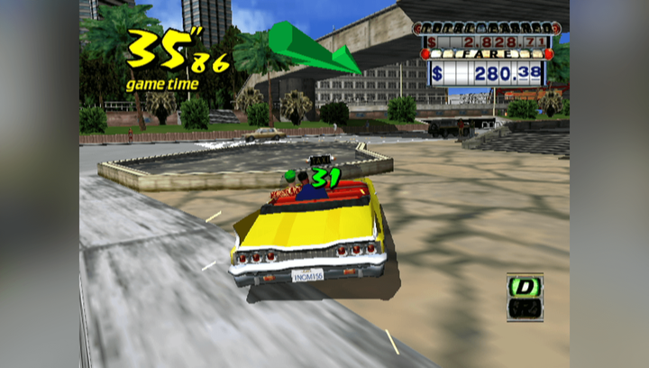 Игра Sony PlayStation 2 Crazy Taxi Europe Английская Версия Б/У - изображение 5