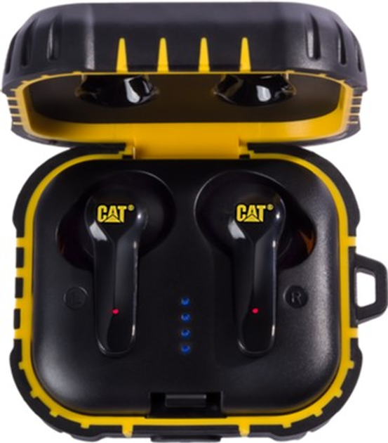 Навушники CAT cat-bt-earbud Black/Yellow (5420071508222) - зображення 2