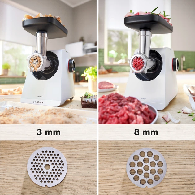 М'ясорубка Bosch Serie 4 MultiPower MFWS420W - зображення 7