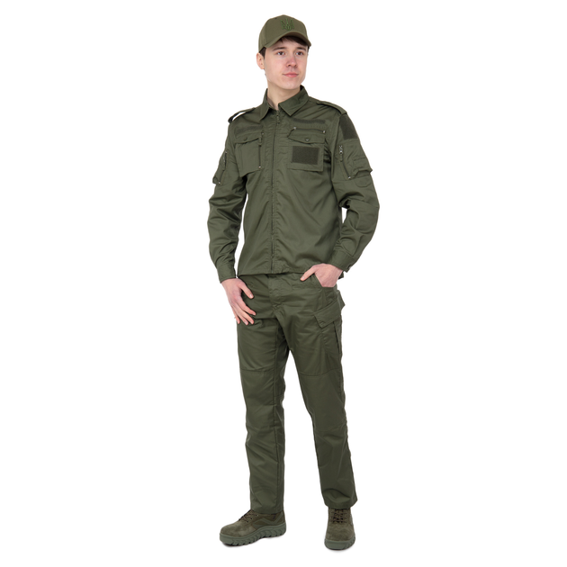 Костюм тактичний (китель та штані) Military Rangers Deluxe (поліестер, бавовна, р-р 3XL, Оливковий) - зображення 1