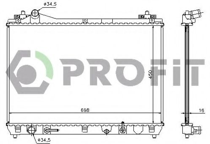 Радиатор охлаждения Profit (PR7050N3) - изображение 1