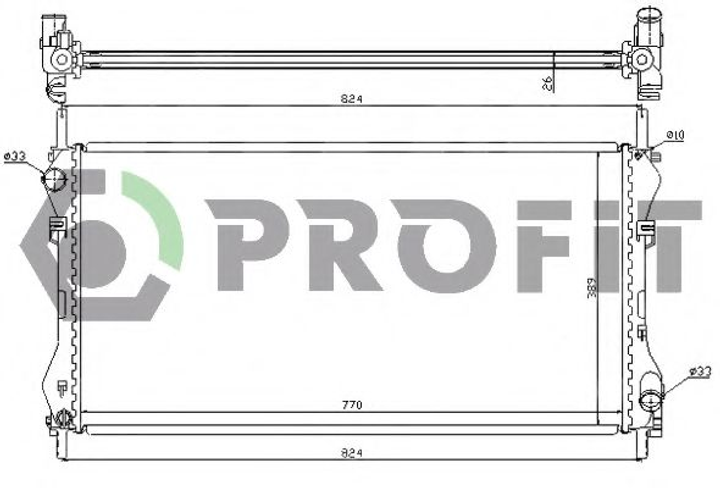 Радиатор охлаждения Profit (PR2565A1) - изображение 1