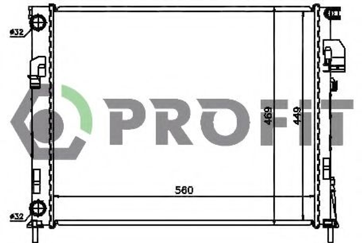 Радиатор охлаждения Profit (PR5058A5) - изображение 1