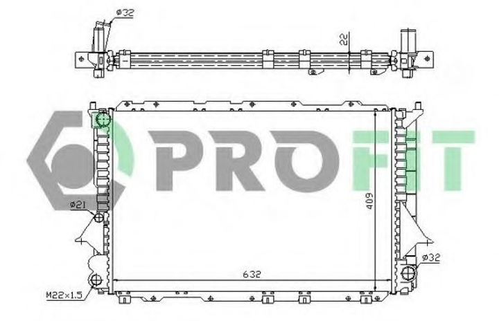 Радиатор охлаждения Profit (PR0012A5) - изображение 1