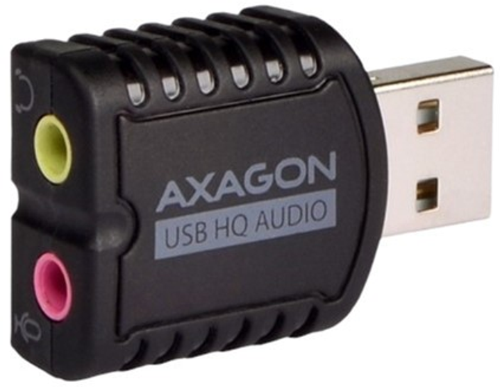 Звуковая карта Axagon ADA-17 USB 2.0 Black (8595247903518) - изображение 1
