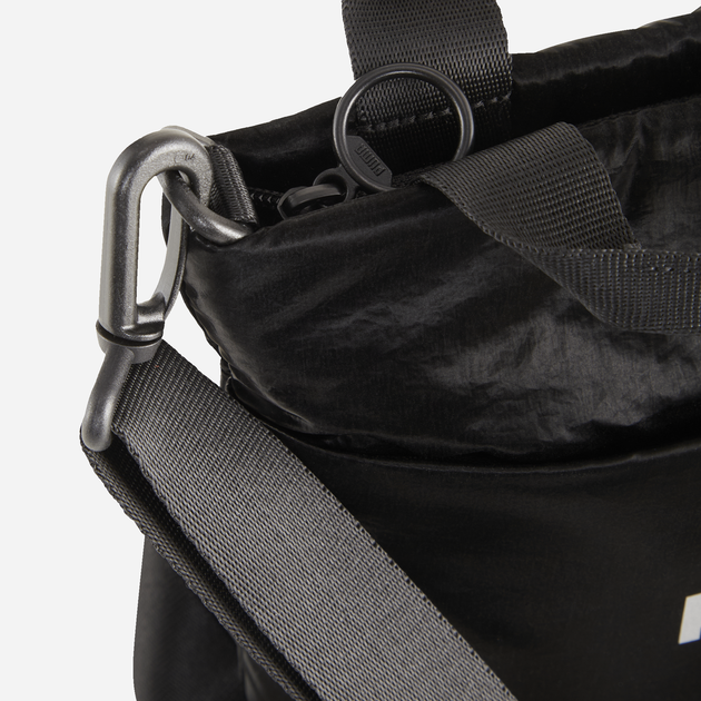 Спортивна сумка кросс-боди через плечо женская тканевая Puma Core Up Mini Tote Bag 09065301 Черная (4067981503742) - изображение 3