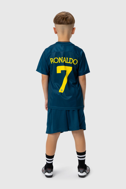 Форма футбольна дитяча Lion SPORT Ronaldo (Роналдо) Al-Nasr «Аль-Наср» 2024, 28- 150-155, синій - изображение 3