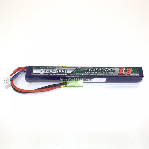 Акумулятор Turnigy Nano-Tech LiPo 11.1v 1300mAh 25~50C Nunchuk - изображение 2