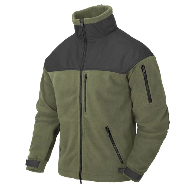 Куртка флісова Classic Army Helikon-Tex Olive/Black Size L - Фото 1 Куртка флісова Classic Army Helikon-Tex Olive/Black Size L - зображення 1