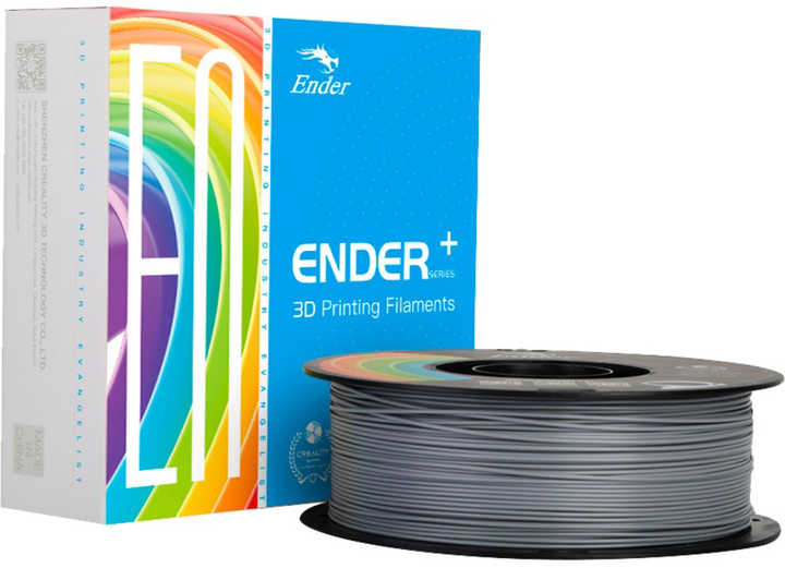 Filament do wkładu Creality Ender PLA+ 1.75 mm Grey (6971636403180) - obraz 1