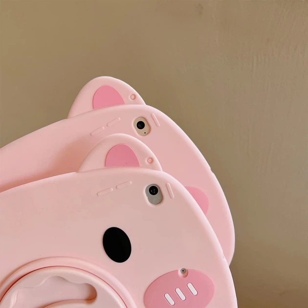 Чехол детский Silikon Power с подставкой и ремешком Apple iPad Air 2 (9.7" экран) Pink Pig - Фото 15 Чехол детский Silikon Power с подставкой и ремешком Apple iPad Air 2 (9.7" экран) Pink Pig - изображение 15