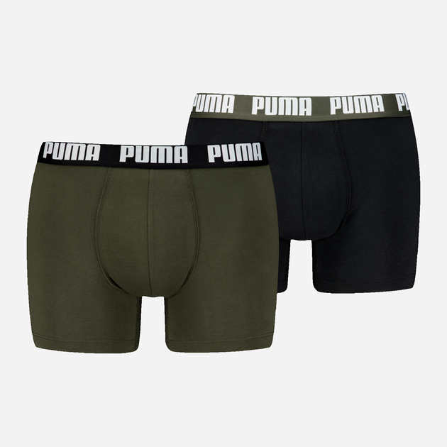 Набор трусов-боксеров мужских хлопковых Puma Men Everyday Basic Boxer 2P 93832011 L 2 шт Черный/Зеленый (8720245556392) - Фото 1 Набор трусов-боксеров мужских хлопковых Puma Men Everyday Basic Boxer 2P 93832011 L 2 шт Черный/Зеленый (8720245556392) - изображение 1