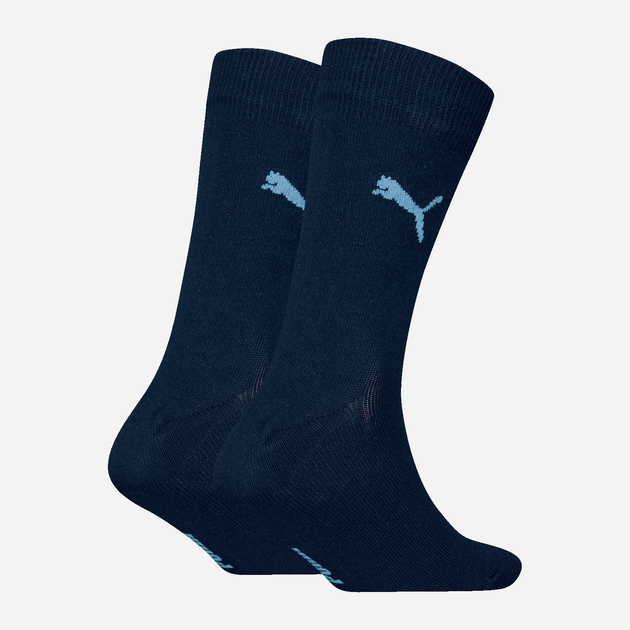 Набор детских носков хлопковых 2 пары Puma Easy Rider Junior 93837604 27-30 р Синий (8720245567589) - изображение 2