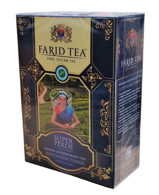 Чай чорний листовий Farid Tea СуперПеко 100 г. - зображення 3