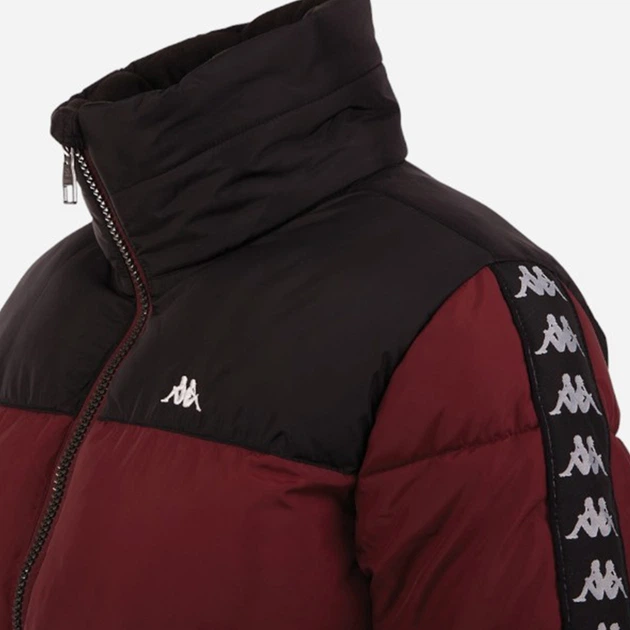 Kurtka zimowa damska Kappa Lebana XS Burgundowy/Czarny (4056142930473) - obraz 4