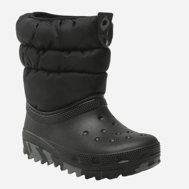 Śniegowce dziewczęce ocieplane Crocs Classic Neo Puff Boot K 207684 30-31 Czarne (191448883406) - obraz 2