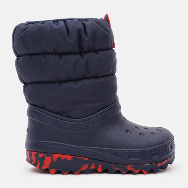 Чоботи-дутики зимові дитячі Crocs Classic Neo Puff Boot K 207684 28-29 Темно-сині (191448883475) - зображення 1