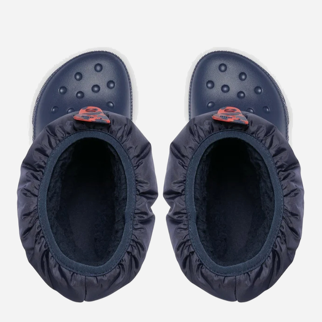 Дитячі зимові чоботи-дутики для хлопчика Crocs Classic Neo Puff Boot K 207683 25-26 Темно-сині (191448880269) - зображення 6