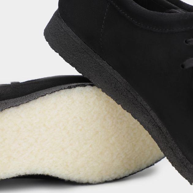 Чоловічі мокасини Clarks Originals Wallabee 26155519 44 Чорні (5059304190530/261555197095) - зображення 5