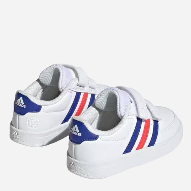 Дитячі кеди для хлопчика adidas Breaknet 2.0 CF I HP8971 23 Білі з синім і червоним (4066749944728) - зображення 4