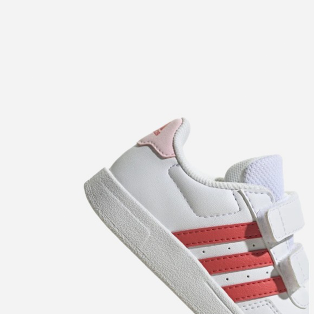 Sneakersy dziecięce dla dziewczynki na rzepy adidas Breaknet 2.0 CF I HP8974 26 Biały/Różowy (4066749940836) - obraz 6