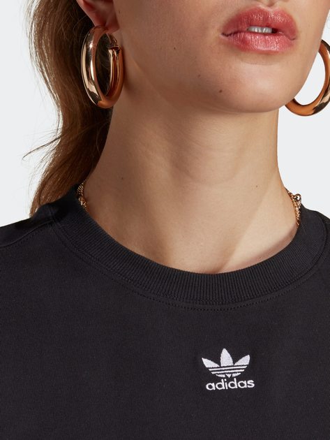 Koszulka damska bawełniana adidas Adicolor Essentials Tee W IA6464 M Czarna (4066752026176) - obraz 4