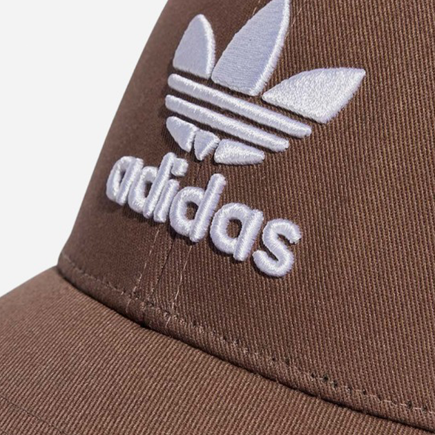 Czapka z daszkiem adidas Trefoil Baseball Cap IB9970 One size Brązowa (4066746662199) - obraz 3