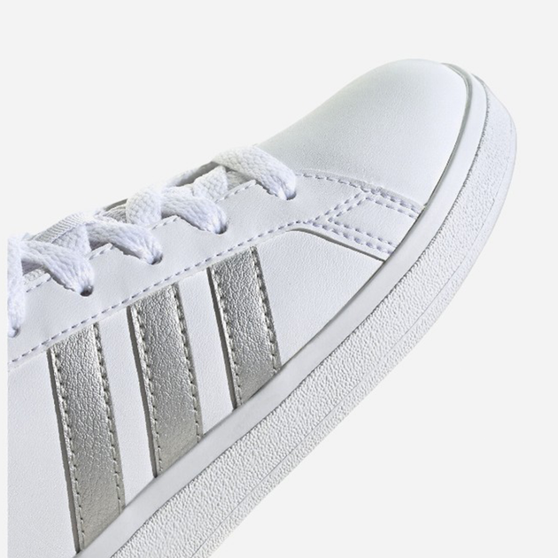Підліткові кеди для дівчинки adidas Originals Court 2.0 K GW6506 38.5 (5.5US) Білі (4065426173321) - зображення 7