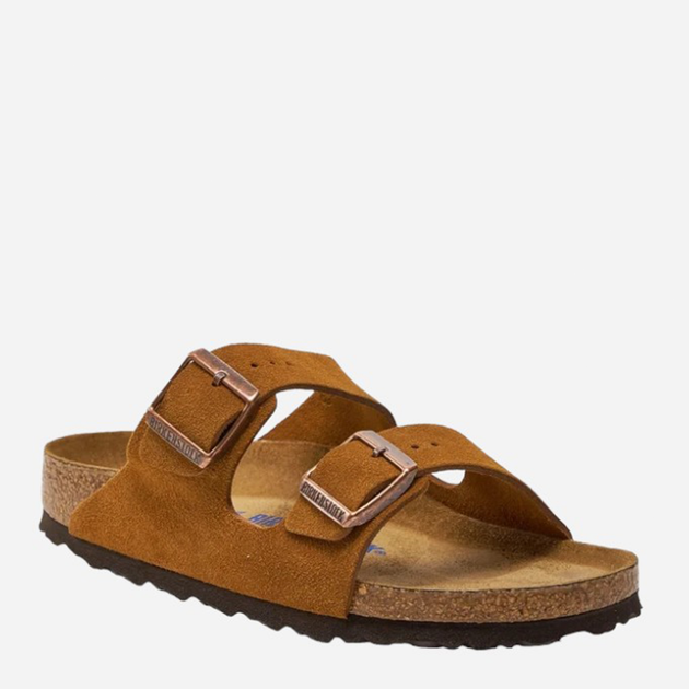 Жіночі шльопанці Birkenstock 1009527 44 Коричневі (4044477042954) - зображення 2