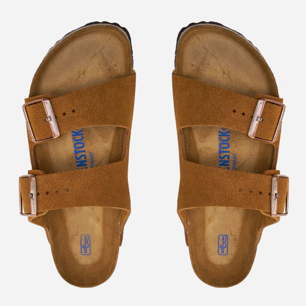 Klapki męskie Birkenstock 1009527 44 Brązowe (4044477042954) - obraz 4