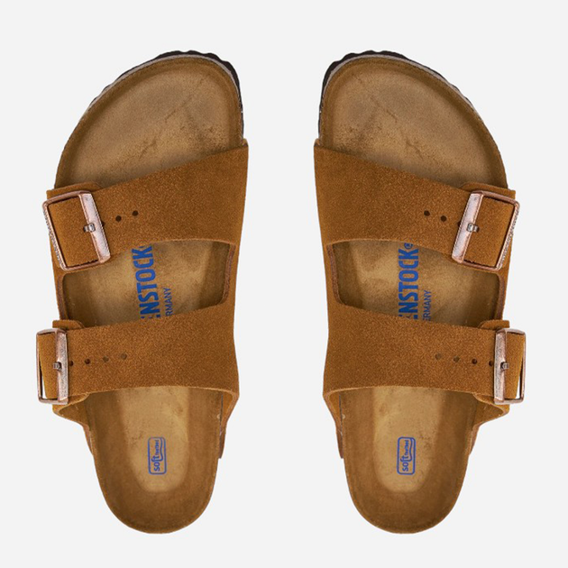 Чоловічі шльопанці Birkenstock 1009527 43 Коричневі (4044477042930) - зображення 6